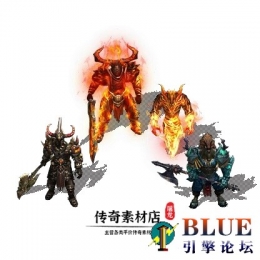 炎魔(附3个小怪) 高清怪物 360张齐全