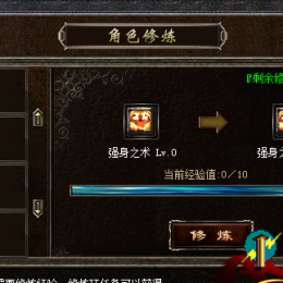 角色修炼+技能强化脚本货币可自定义，亲测吸金