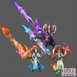 唐门世家(男) 高清动态分体时装 内外观齐全 3套